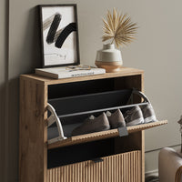 Vicco Scarpiera da ingresso Quercia vichinga 60 x 92 cm con cassetti