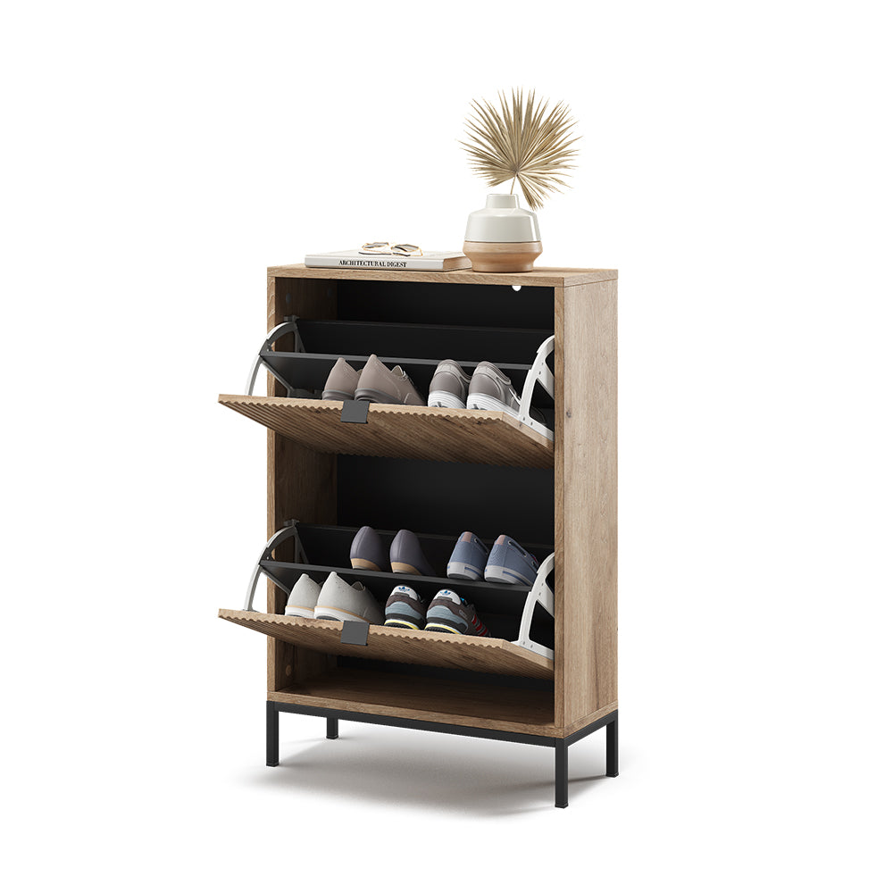 Vicco Scarpiera da ingresso Quercia vichinga 60 x 92 cm con cassetti