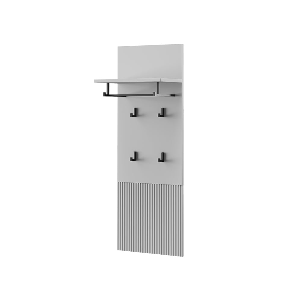 Vicco Appendiabiti da parete Grigio 43 x 120 cm
