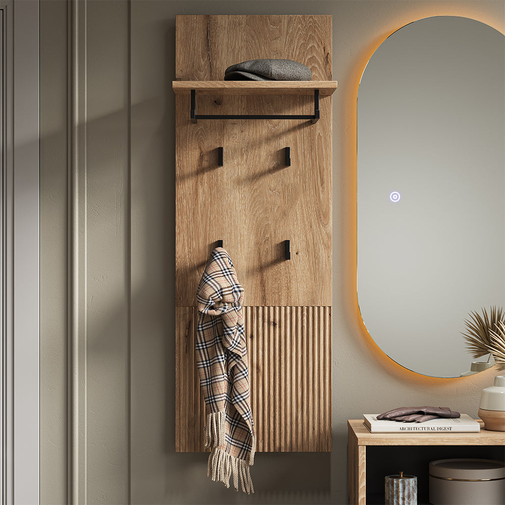 Vicco Appendiabiti da parete Quercia vichinga 43 x 120 cm