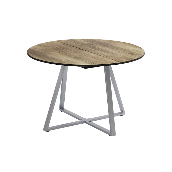 Vicco tavolo da pranzo allungabile Rovere rustico/grigio 120 x 120 cm Estensibile