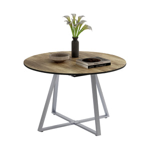 Vicco tavolo da pranzo allungabile Rovere rustico/grigio 120 x 120 cm Estensibile