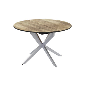 Vicco tavolo da pranzo allungabile Rovere rustico/grigio 120 x 76.5 cm Estensibile