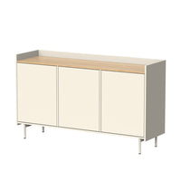 Vicco Credenza Crema 140 x 82 cm con 6 scomparti