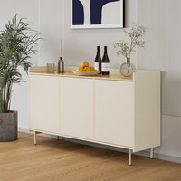 Vicco Credenza Crema 140 x 82 cm con 6 scomparti