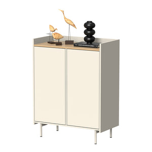 Vicco Credenza Crema 80 x 103 cm con 6 scomparti