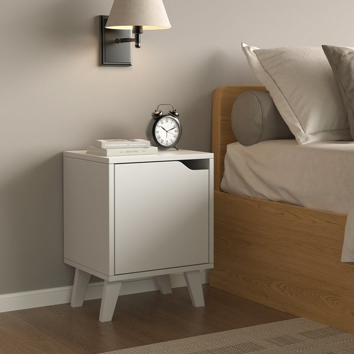 Vicco Comodino Bianco Set di 2