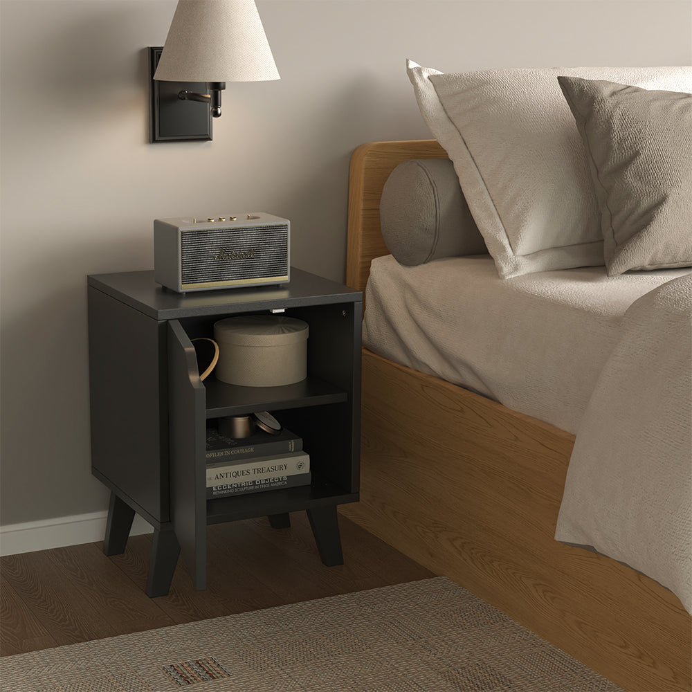 Vicco Comodino Nero Set di 2