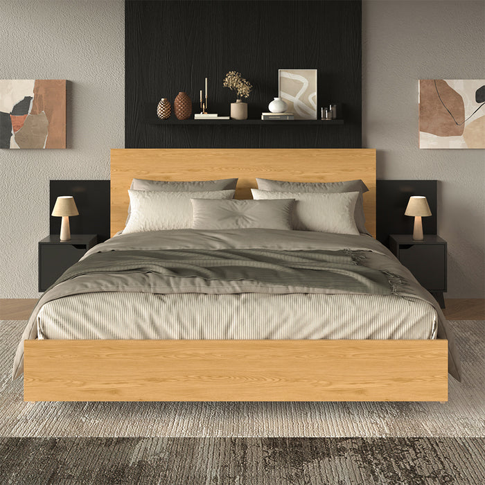 Vicco Comodino Nero Set di 2