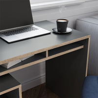 Vicco Scrivania con ripiani Antracite 112 x 55 cm con 3 scomparti