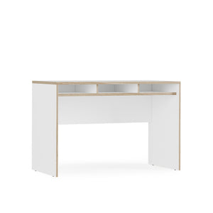 Vicco Scrivania con ripiani Bianco 112 x 55 cm con 3 scomparti