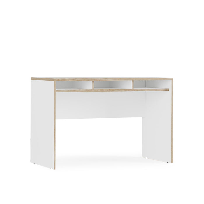 Vicco Scrivania con ripiani Bianco 112 x 55 cm con 3 scomparti