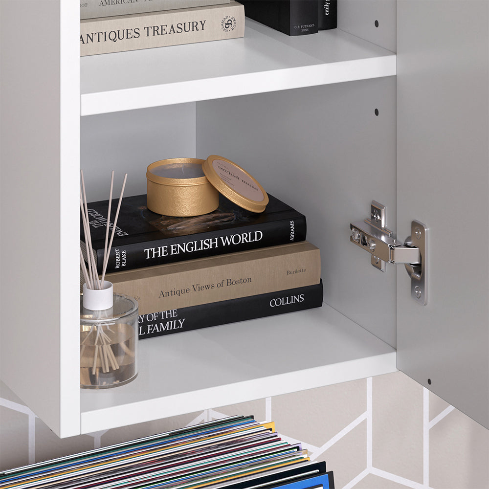 Vicco Armadio universale Bianco/Sonoma 30.2 x 120 cm con una porta