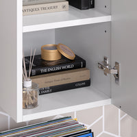 Vicco Armadio universale Bianco/Sonoma 30.2 x 120 cm con una porta