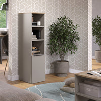 Vicco Armadio universale Grigio 30.2 x 120 cm con una porta