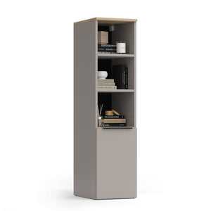 Vicco Armadio universale Grigio 30.2 x 120 cm con una porta