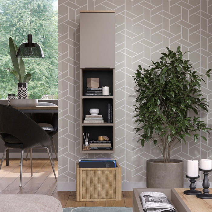 Vicco Armadio universale Grigio 30.2 x 120 cm con una porta