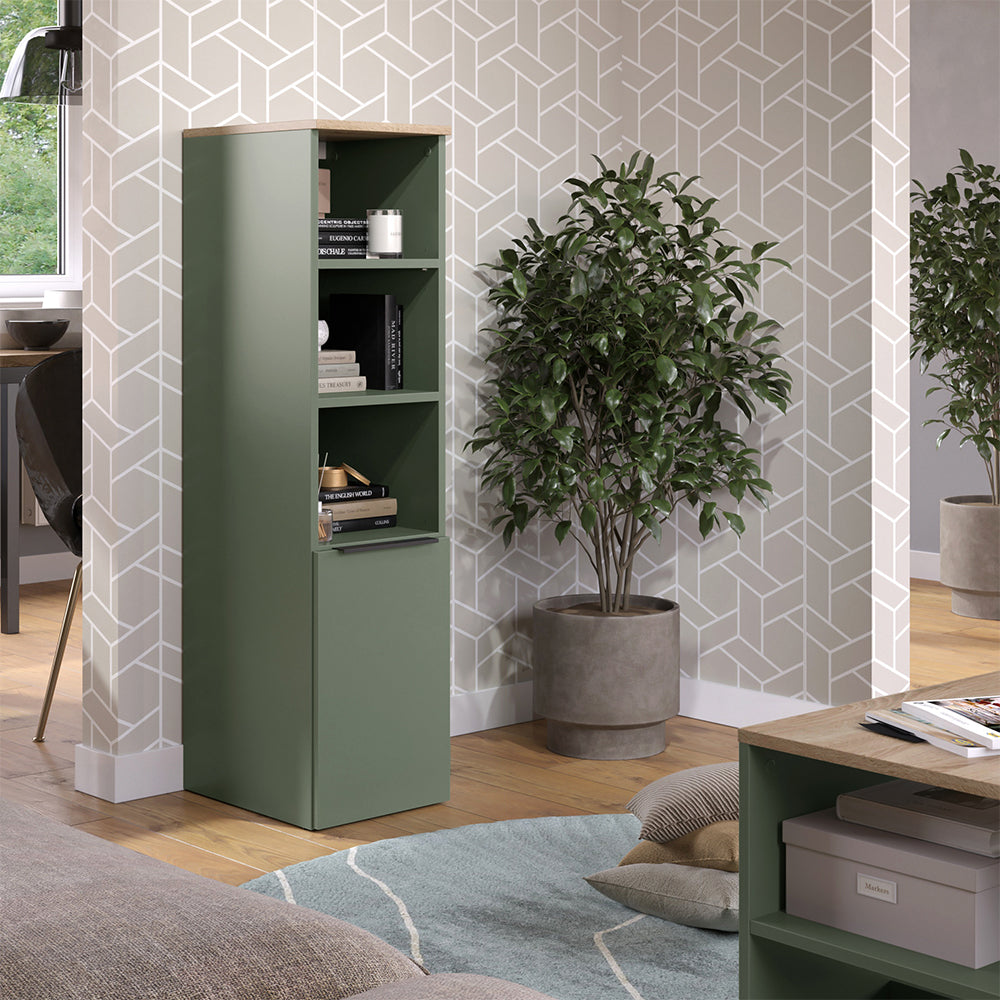 Vicco Armadio universale Verde 30.2 x 120 cm con una porta