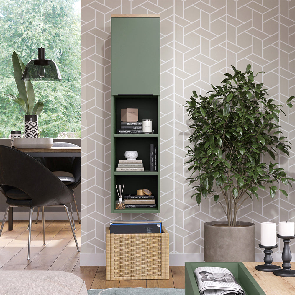 Vicco Armadio universale Verde 30.2 x 120 cm con una porta