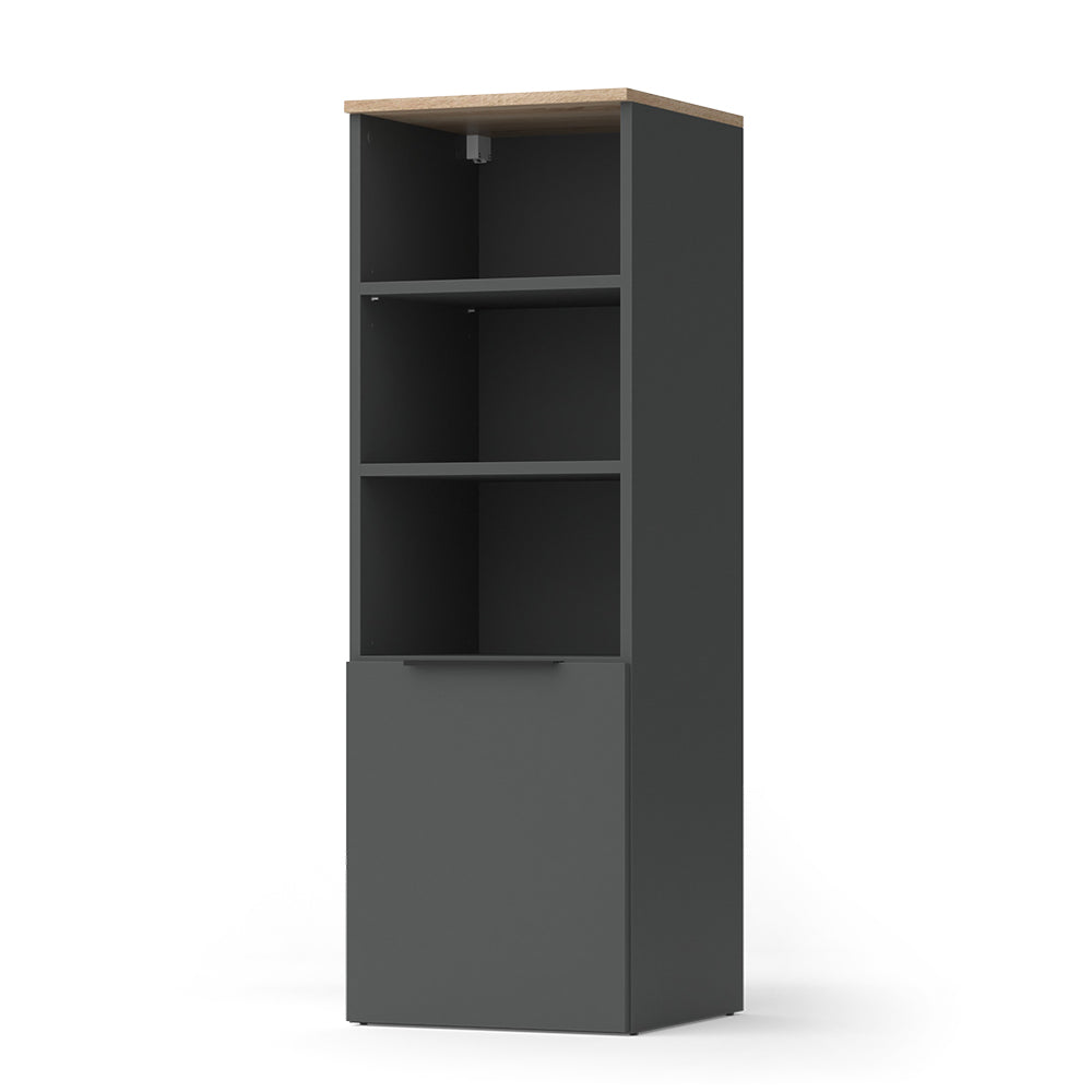 Vicco Armadio universale Antracite/Sonoma 40.2 x 120 cm con una porta