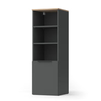 Vicco Armadio universale Antracite/Sonoma 40.2 x 120 cm con una porta