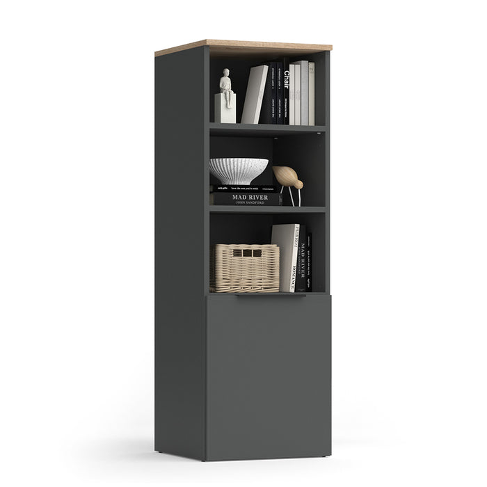 Vicco Armadio universale Antracite/Sonoma 40.2 x 120 cm con una porta