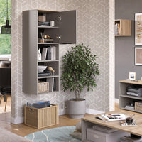 Vicco Armadio universale Grigio 40.2 x 120 cm con una porta