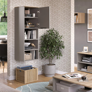 Vicco Armadio universale Grigio 40.2 x 120 cm con una porta