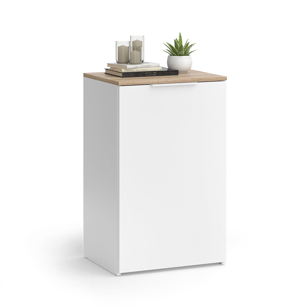 Vicco Credenza Bianco 50 x 80 cm con ripiano