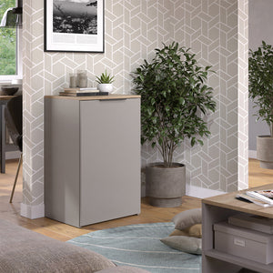 Vicco Credenza Grigio 50 x 80 cm con ripiano