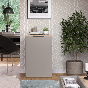 Vicco Credenza Grigio 50 x 80 cm con ripiano