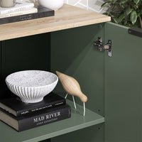 Vicco Credenza Verde 50 x 80 cm con ripiano