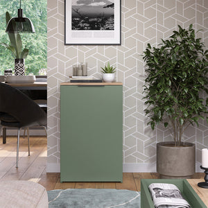 Vicco Credenza Verde 50 x 80 cm con ripiano