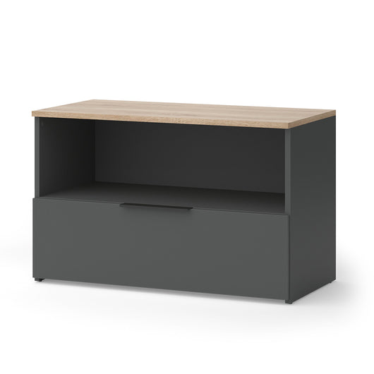 Vicco Credenza Antracite/Sonoma 80 x 50 cm con 1 scomparto chiuso