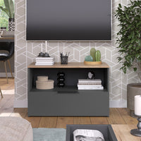 Vicco Credenza Antracite/Sonoma 80 x 50 cm con 1 scomparto chiuso