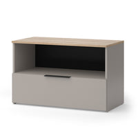 Vicco Credenza Grigio 80 x 50 cm con 1 scomparto chiuso