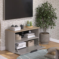 Vicco Credenza Grigio 80 x 50 cm con 1 scomparto chiuso