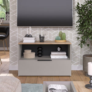 Vicco Credenza Grigio 80 x 50 cm con 1 scomparto chiuso