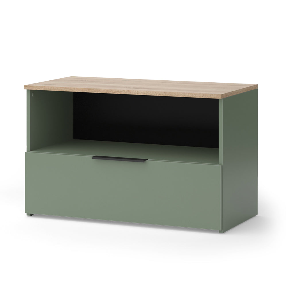 Vicco Credenza Verde 80 x 50 cm con 1 scomparto chiuso