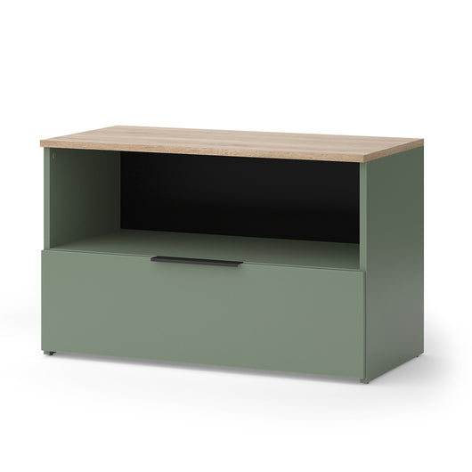 Vicco Credenza Verde 80 x 50 cm con 1 scomparto chiuso