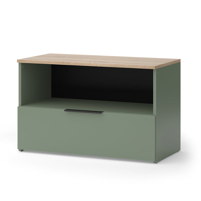 Vicco Credenza Verde 80 x 50 cm con 1 scomparto chiuso