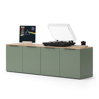 Vicco Parete attrezzata soggiorno Verde 2 parti