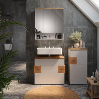 Vicco Set di mobili da bagno Bianco 3 parti