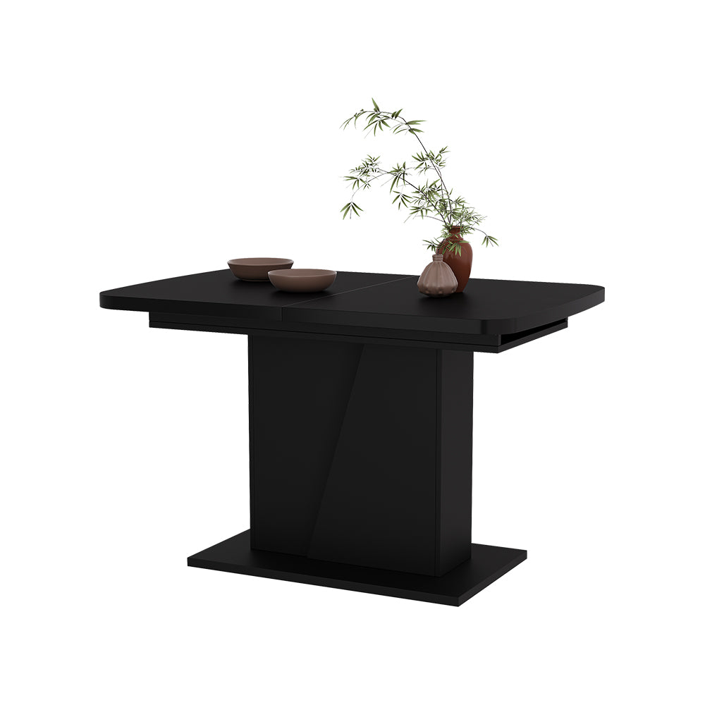 Vicco Tavolo da pranzo Estensibile Nero 120/160 x 80 cm Estensibile