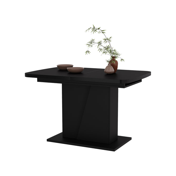 Vicco Tavolo da pranzo Estensibile Nero 120/160 x 80 cm Estensibile