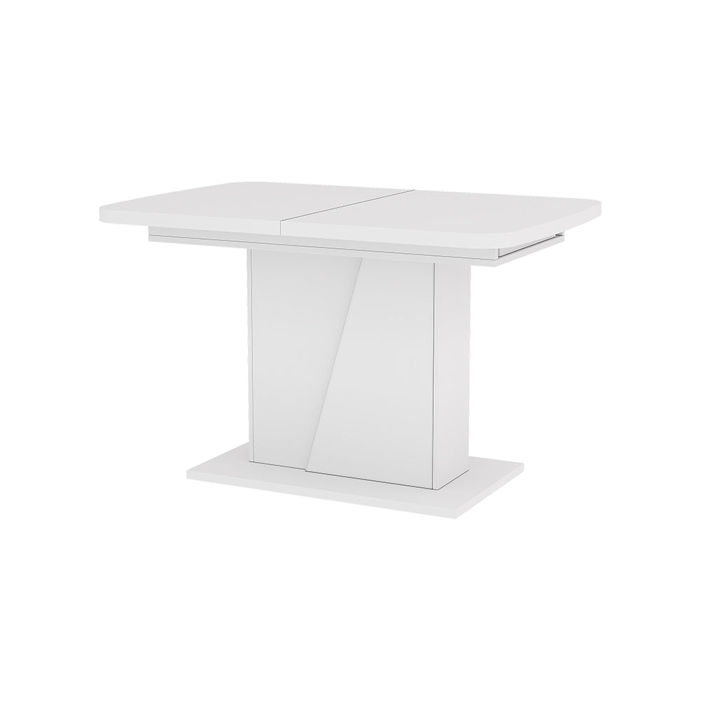 Vicco Tavolo da pranzo Estensibile Bianco 120/160 x 80 cm