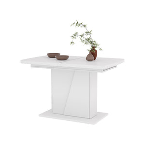 Vicco Tavolo da pranzo Estensibile Bianco 120/160 x 80 cm