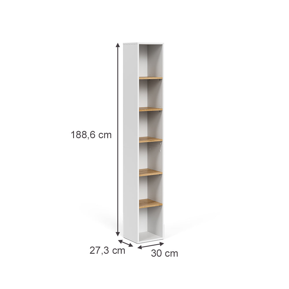 Vicco Armadio per il bagno Bianco/Artisan 30 x 188.6 cm