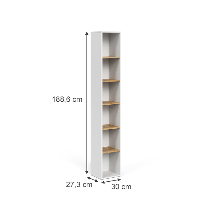 Vicco Armadio per il bagno Bianco/Artisan 30 x 188.6 cm