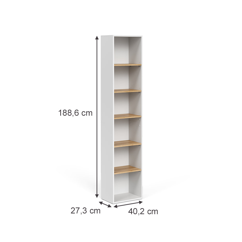 Vicco Armadio per il bagno Bianco/Artisan 40.2 x 188.6 cm